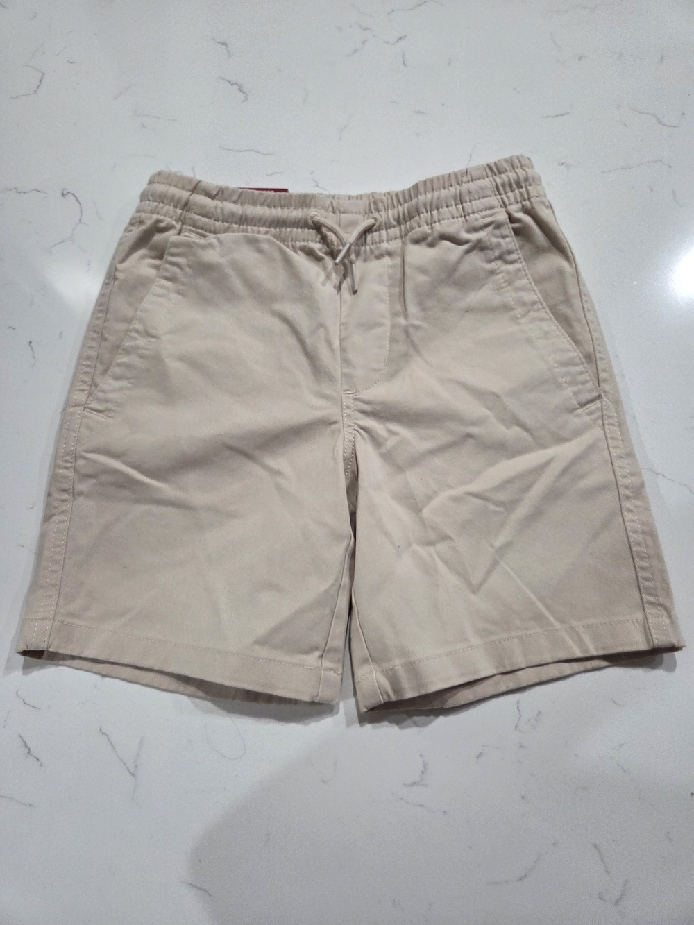 GAP Boys Beige Drawstring Cotton Shorts